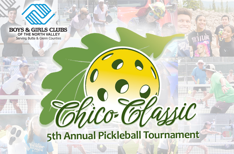 Chico classic pickleball tournament logo